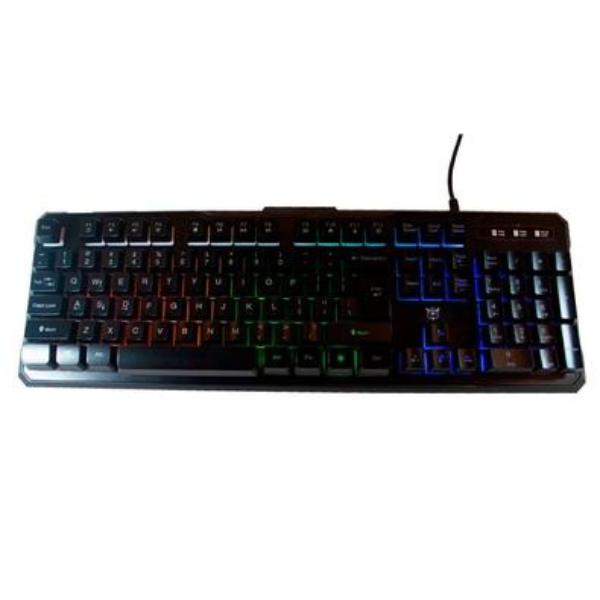 Kit Gamer 5 em 1, Headset RGB, com Suporte + Teclado + Mouse, 3600DPI + MousePad