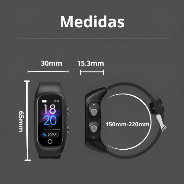 Smartwatch Relógio Inteligente Fone Bluetooth 2 em 1 N8 (BRANCO)