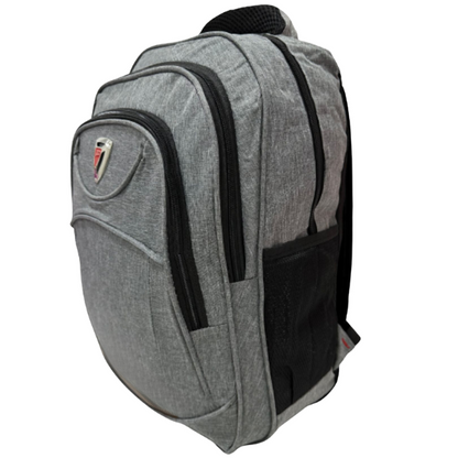 Mochila TOP Resistente Viagem Escola Trabalho Sport (CINZA)