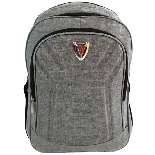 Mochila TOP Resistente Viagem Escola Trabalho Sport (CINZA)